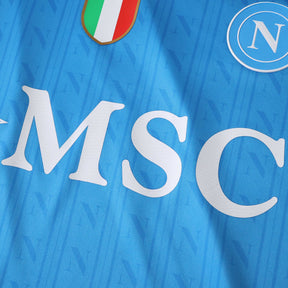 Napoli Home Shirt 25/26 - Men's Fan Blue