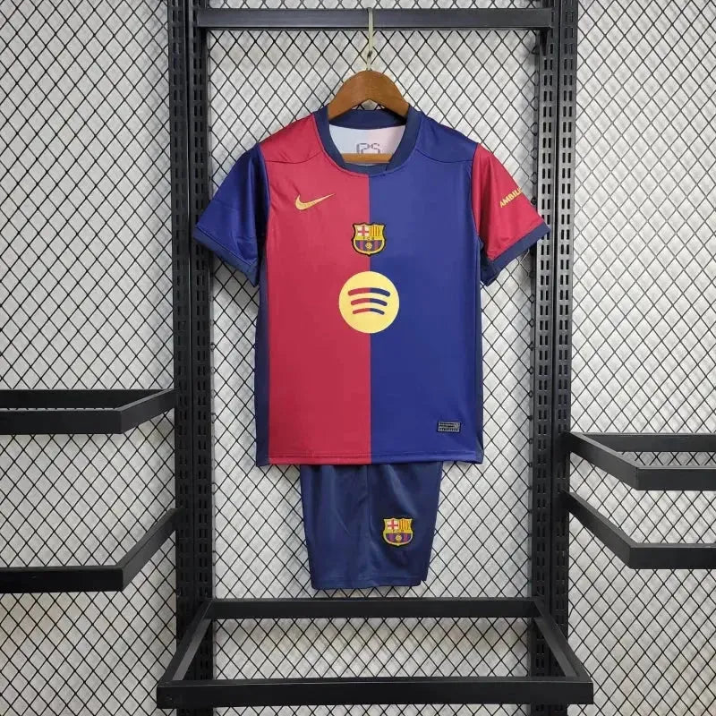 Camisa Barcelona Home 24/25 - Torcedor Infantil - Netmantos