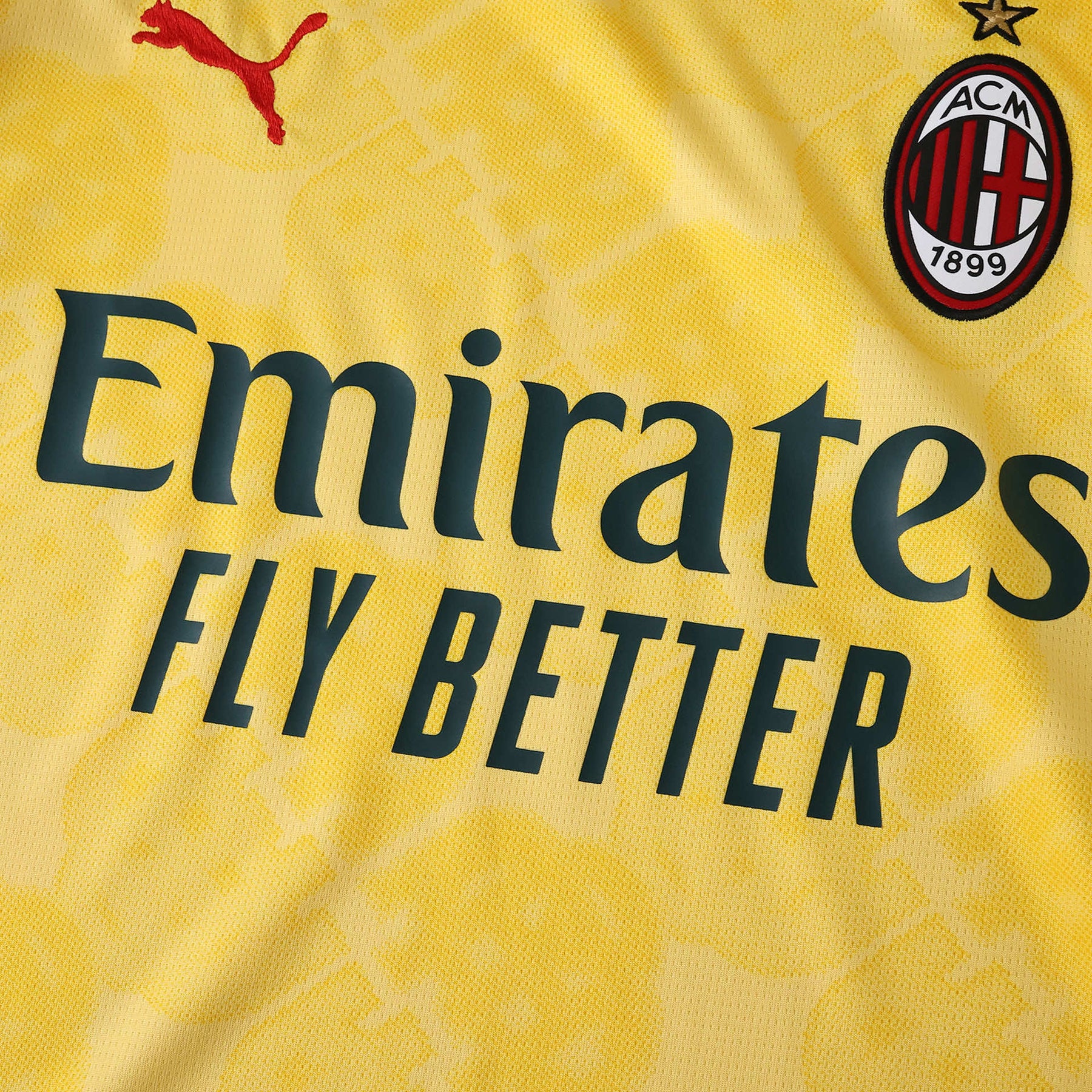 AC Milan Third Away Shirt 25/26 - Men's Fan Yellow