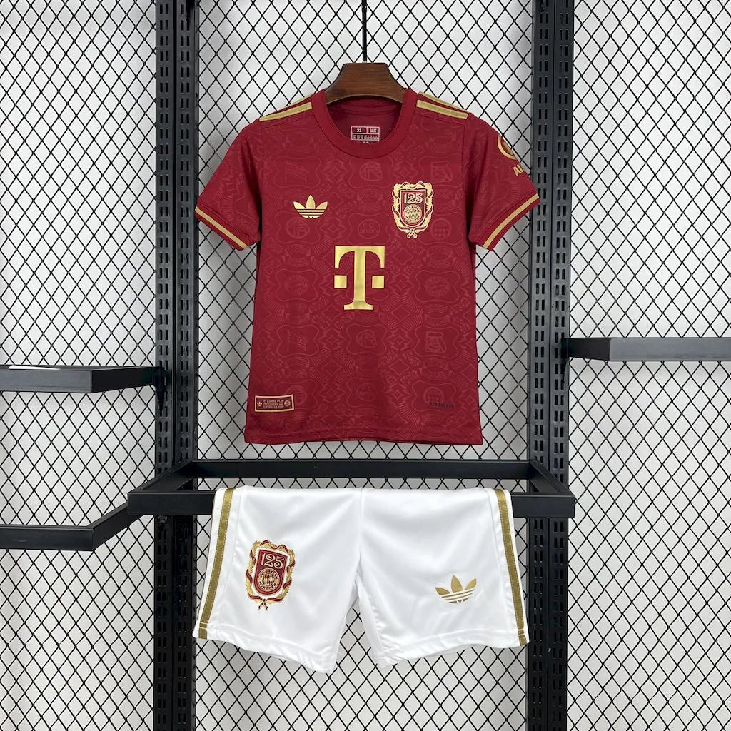 "Camisa Bayern Munchen 125 Anos 25/26 - Torcedor Infantil Vermelha - Netmantos"