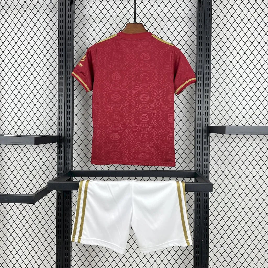 "Camisa Bayern Munchen 125 Anos 25/26 - Torcedor Infantil Vermelha - Netmantos"