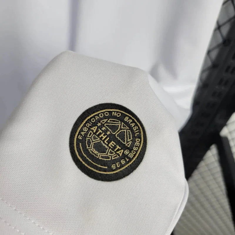 "Camisa Santista Pelé 1000 Gols - Torcedor Masculina Branca - Netmantos"