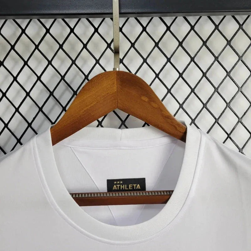 "Camisa Santista Pelé 1000 Gols - Torcedor Masculina Branca - Netmantos"