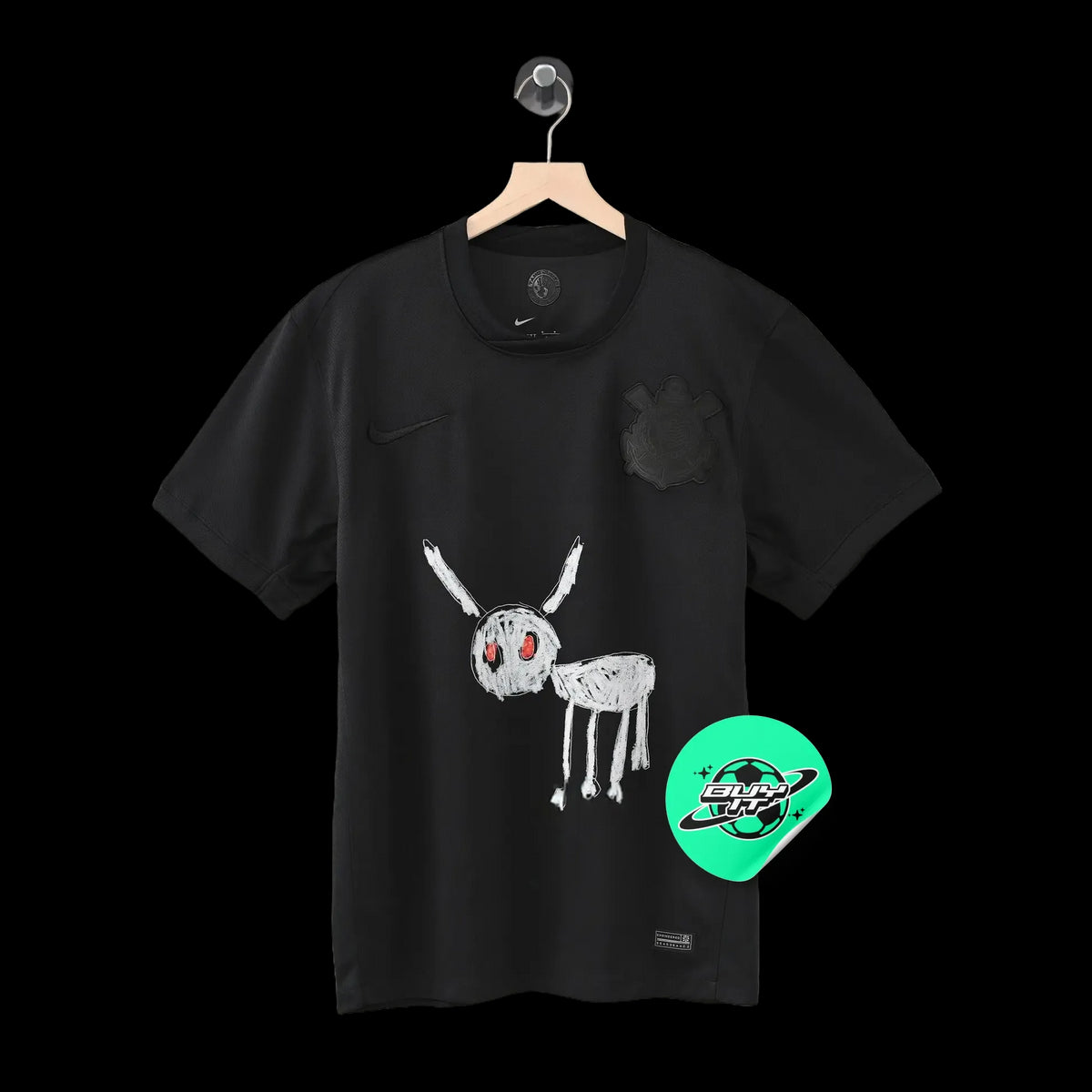 "Camisa Timão X Drake 24/25 - Torcedor Masculina Preta - Netmantos"