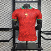 "Camisa Portugal “The Siu” - Jogador Masculina Vermelha Comma Football - Netmantos"