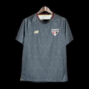 "Camisa São Paulo Treino 25/26 - Torcedor Masculina Cinza - Netmantos"