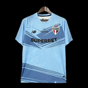 "Camisa São Paulo Goleiro 25/26 - Torcedor Masculina Azul - Netmantos"