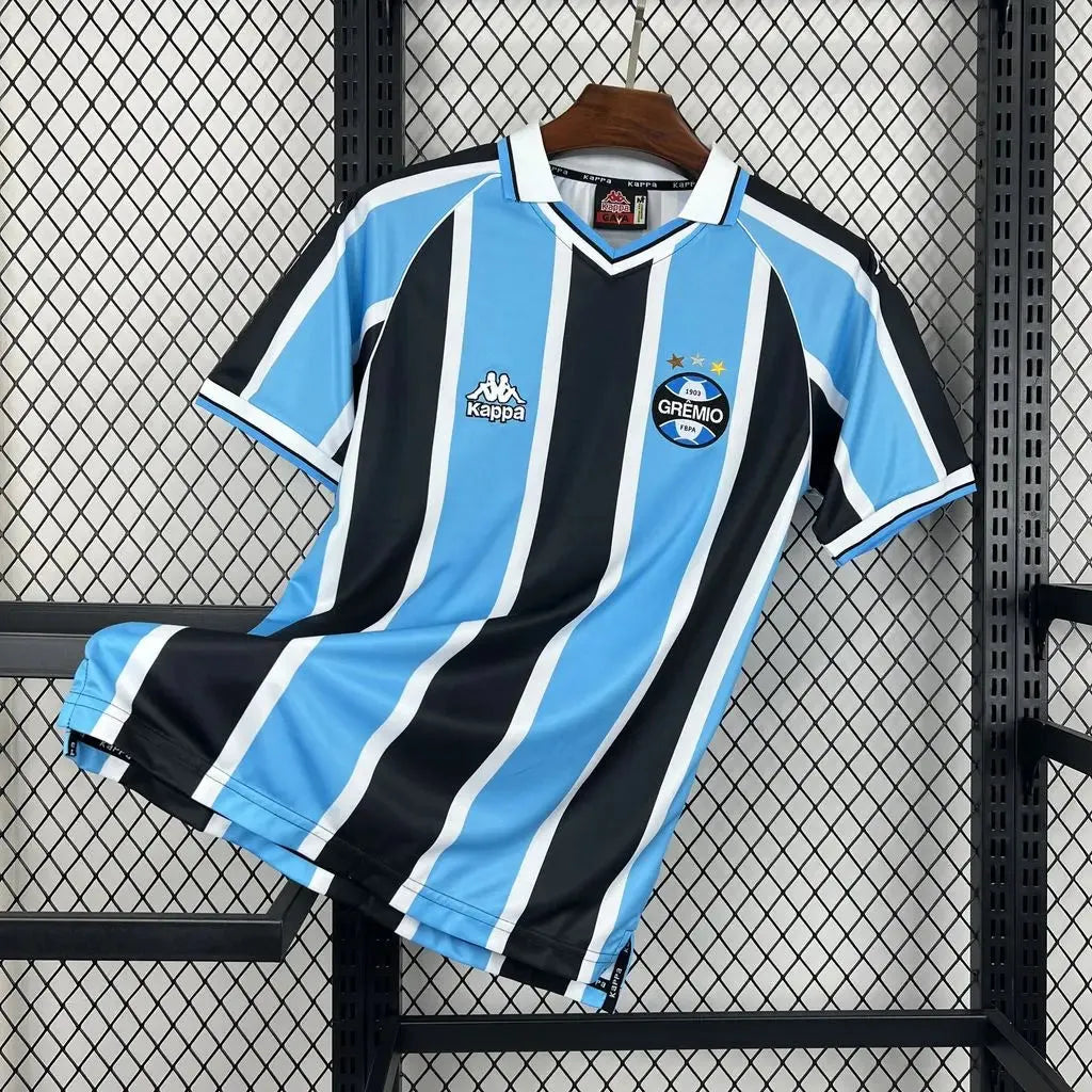 "Camisa Grêmio Home Retrô 2001 - Torcedor Masculina - Netmantos"