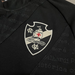 "Camisa Vasco Goleiro 24/25 - Torcedor Feminina Preta - Netmantos"