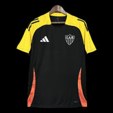"Camisa Atlético Mineiro Treino 25/26 - Torcedor Masculina Preta + Patrocínios - Netmantos"