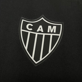 "Camisa Atlético Mineiro Treino 25/26 - Torcedor Masculina Preta + Patrocínios - Netmantos"