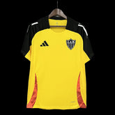 "Camisa Atlético Mineiro Treino 25/26 - Torcedor Masculina Amarela + Patrocínios - Netmantos"