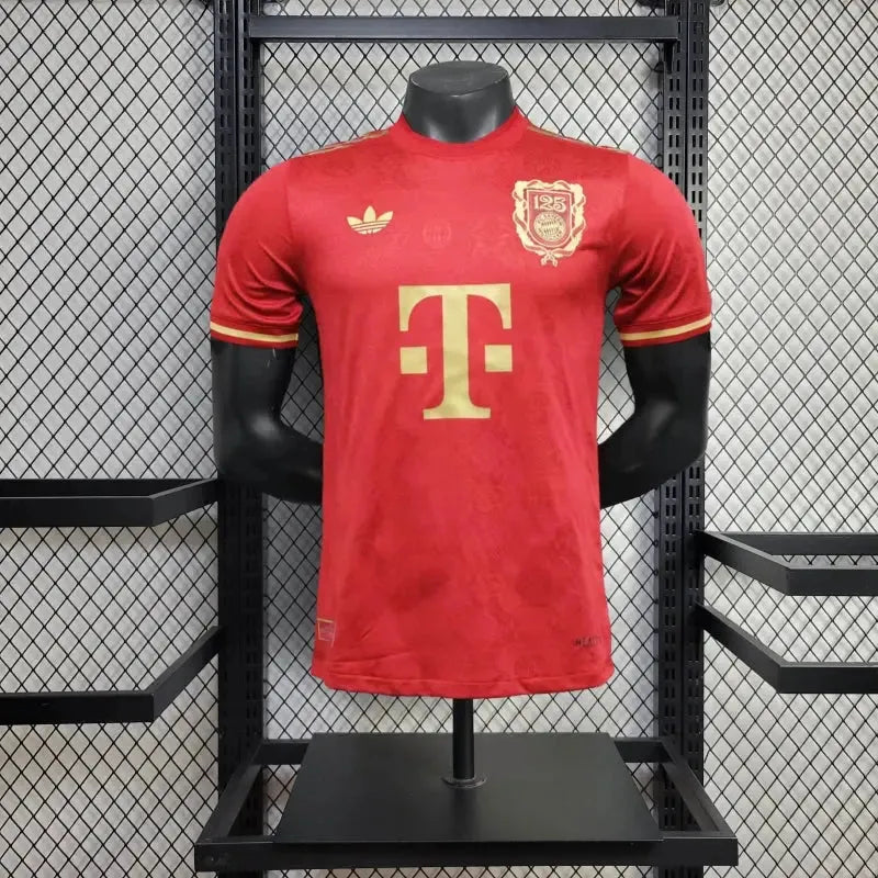 "Camisa Bayern Munchen 125 Anos 25/26 - Jogador Masculina Vermelha - Netmantos"