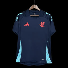 "Camisa Flamengo Treino 25/26 - Torcedor Masculina Azul Escuro - Netmantos"