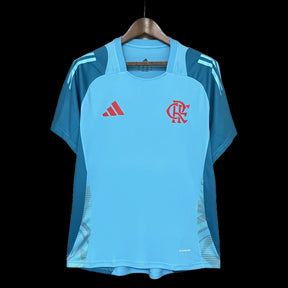 "Camisa Flamengo Treino 25/26 - Torcedor Masculina Azul Claro - Netmantos"