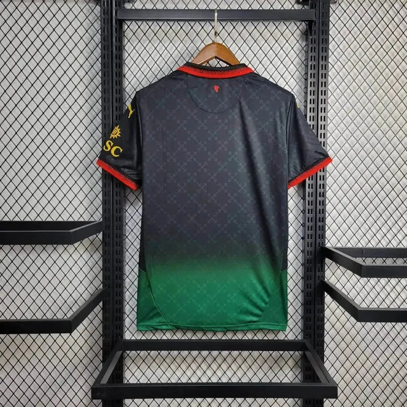 "Camisa AC Milan x Off-White™ Fourth 25/26 - Torcedor Masculina Preta - Netmantos"
