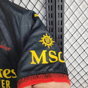 "Camisa AC Milan x Off-White™ Fourth 25/26 - Torcedor Masculina Preta - Netmantos"