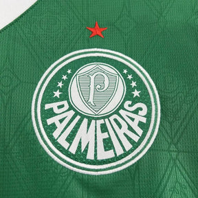 "Camisa Palmeiras Home 25/26 - Torcedor Masculina Verde + Patrocínios - Netmantos"