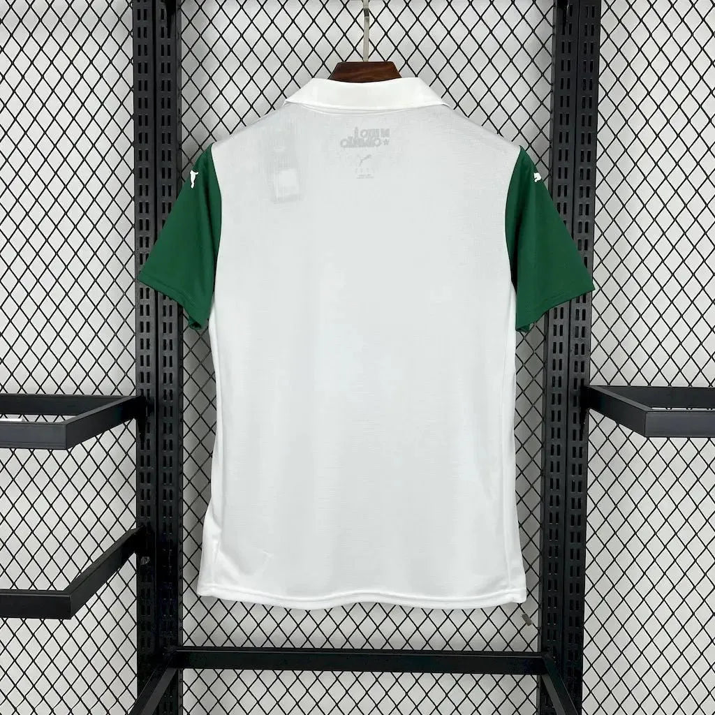 "Camisa Palmeiras Away 25/26 - Torcedor Masculina Branca + Patrocínios - Netmantos"