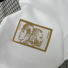"Camisa Santista The Prince - Torcedor Masculina Branca Comma Football - Netmantos"