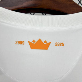 "Camisa Santista The Prince - Torcedor Masculina Branca Comma Football - Netmantos"