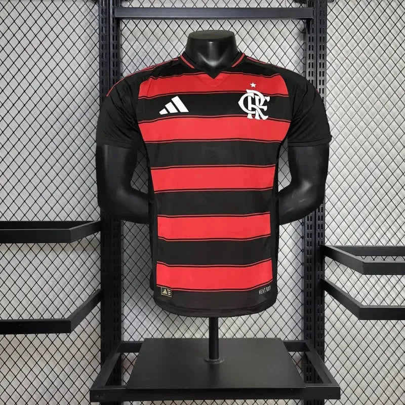 "Camisa Flamengo Home 25/26 - Jogador Masculina + Patrocínios - Netmantos"