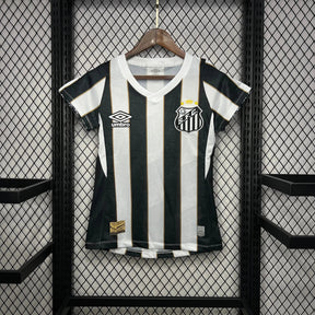 "Camisa Santista Away 24/25 - Torcedor Feminina Listrada - Netmantos"