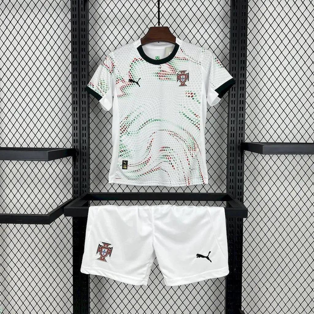 "Camisa Portugal Away 25/26 - Torcedor Infantil Branca - Netmantos"