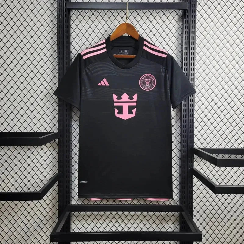 "Camisa Inter Miami Away 24/25 - Torcedor Masculina Preta - Netmantos"