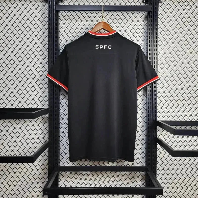 "Camisa São Paulo 24/25 - Torcedor Masculina Preta - Netmantos"