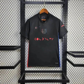 "Camisa Barcelona COLDPLAY Away 24/25 - Torcedor Masculina Preta - Netmantos"