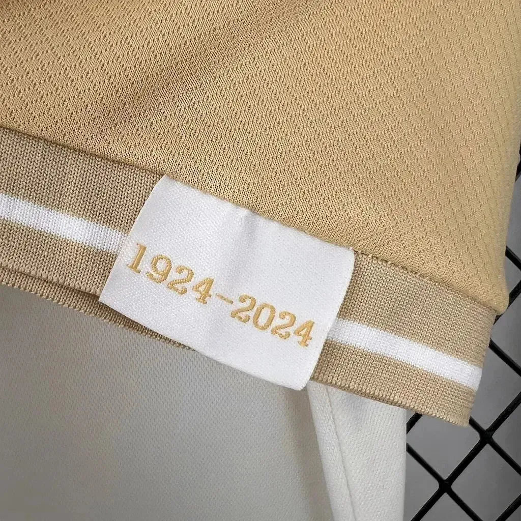 "Camisa Vasco Third Away 24/25 - Torcedor Feminina Branca e Dourada - Netmantos"