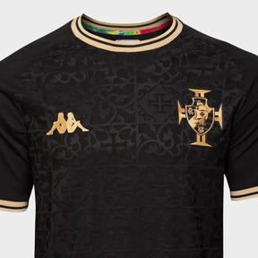 "Camisa Vasco Goleiro 22/23 - Torcedor Masculina Preta e Dourada - Netmantos"