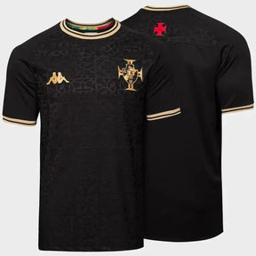 "Camisa Vasco Goleiro 22/23 - Torcedor Masculina Preta e Dourada - Netmantos"