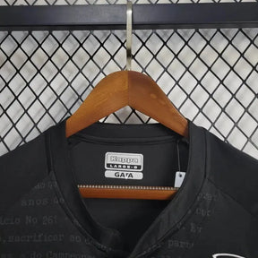 "Camisa Vasco Goleiro 24/25 - Torcedor Masculina Preta + Patrocínios - Netmantos"