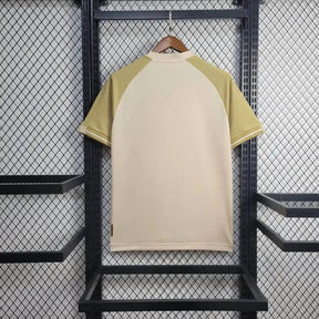 "Camisa Vasco Third Away 24/25 - Torcedor Masculina Branca e Dourada + Patrocínios - Netmantos"