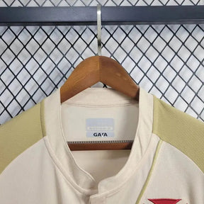"Camisa Vasco Third Away 24/25 - Torcedor Masculina Branca e Dourada + Patrocínios - Netmantos"