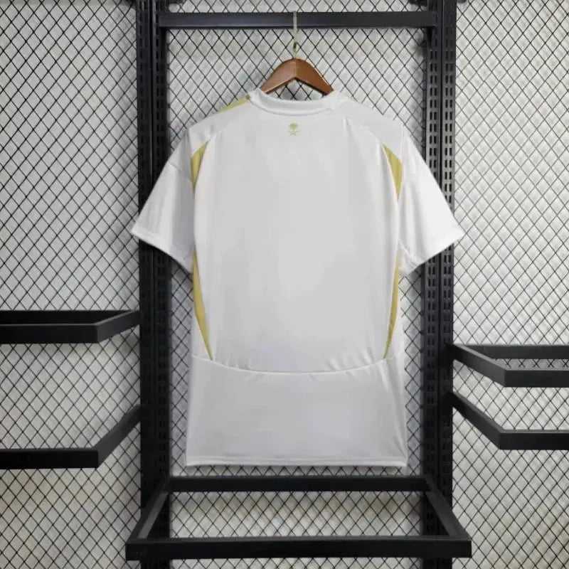 "Camisa Al-Nassr Third Away 24/25 - Torcedor Masculina Branca e Dourada - Netmantos"