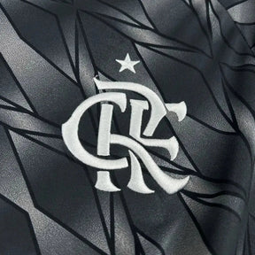 "Camisa Flamengo Third Away 24/25 - Torcedor Masculina Cinza + Todos Patrocínios - Netmantos"