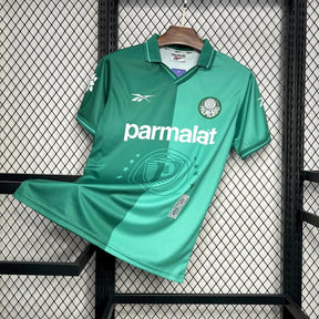 "Camisa Palmeiras Home Retrô 1997/98 - Torcedor Masculina Verde - Netmantos"