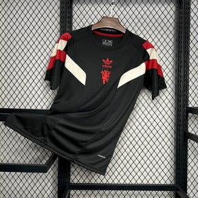 "Camisa Manchester United 24/25 - Torcedor Masculina Preta e Vermelha - Netmantos"