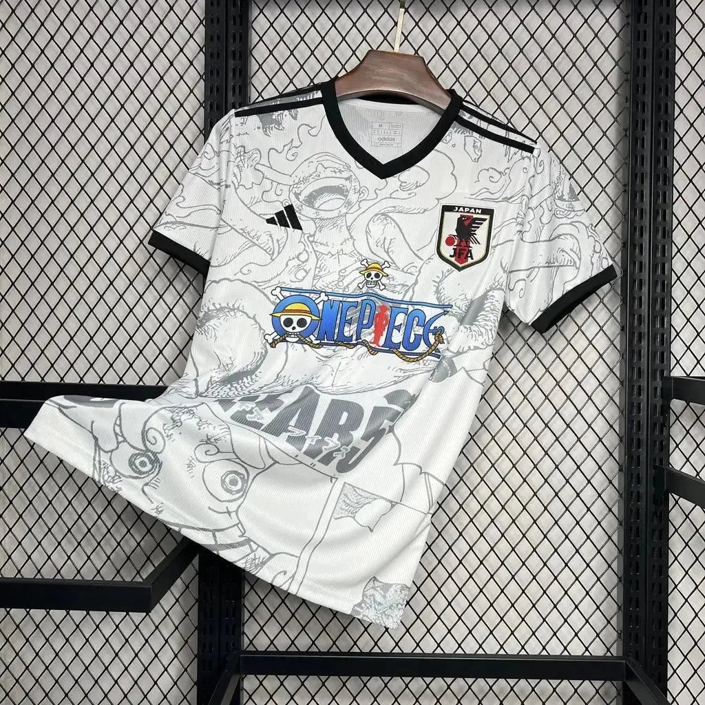 "Camisa Japão ONE PIECE 24/25 - Torcedor Masculina Branca - Netmantos"