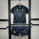 "Camisa Juventus Third Away 24/25 - Torcedor Infantil Azul Escuro e Dourado - Netmantos"