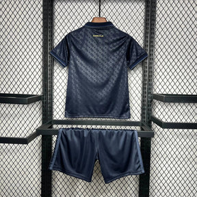 "Camisa Juventus Third Away 24/25 - Torcedor Infantil Azul Escuro e Dourado - Netmantos"