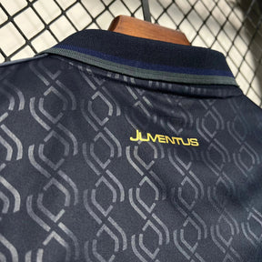 "Camisa Juventus Third Away 24/25 - Torcedor Infantil Azul Escuro e Dourado - Netmantos"