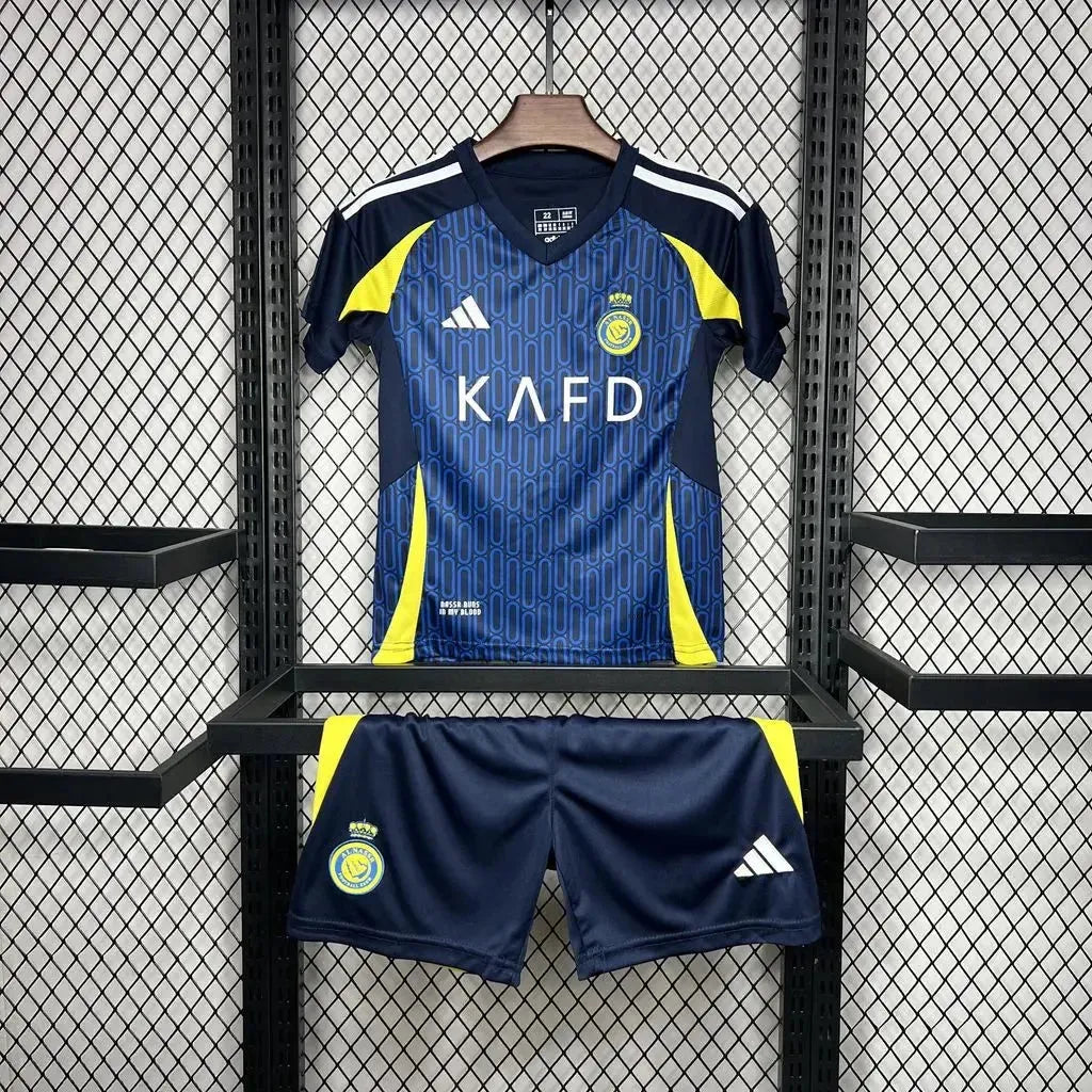 "Camisa Al-Nassr Away 24/25 - Torcedor Infantil Azul - Netmantos"