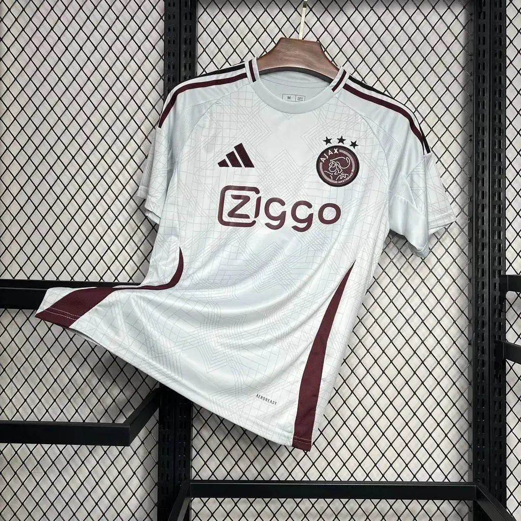 "Camisa Ajax Third Away 24/25 - Torcedor Masculina Branca - Netmantos"