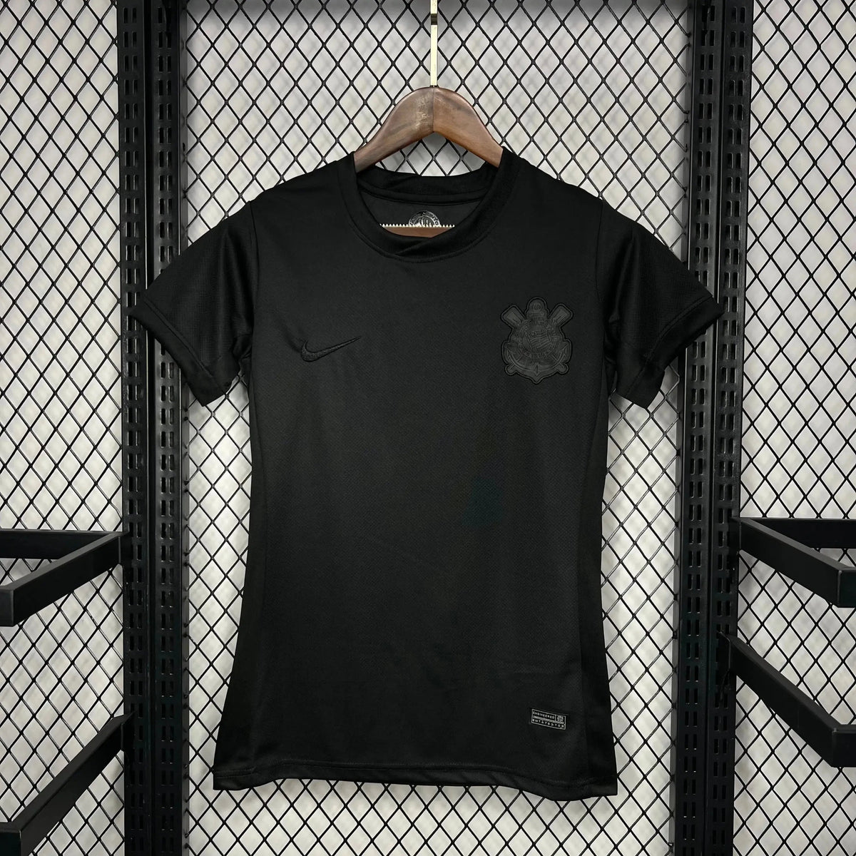 "Camisa Timão Away 24/25 - Torcedor Feminina Preta - Netmantos"