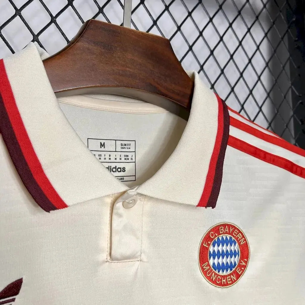 "Camisa Bayern Munchen Third Away 24/25 - Torcedor Masculina Branca - Netmantos"