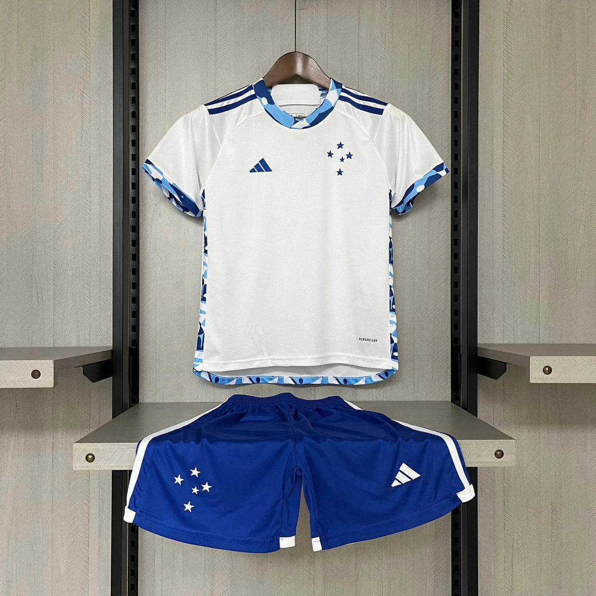 "Camisa Cruzeiro Away 24/25 - Torcedor Infantil Branca - Netmantos"
